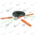 Cap cu fir motocoasa Manual - 3 cutite plastic + fire